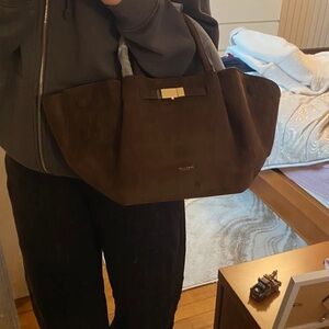 DeMellier The Midi New York Premium Suede Wing Tote Bag